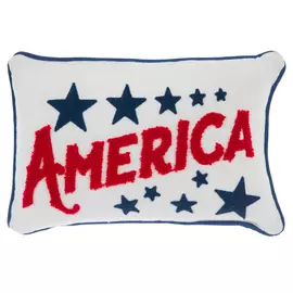America Stars Throw Pillow