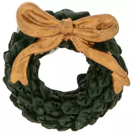 Wreaths With Gold Bow Stickers