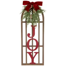 Joy Greenery Arch Wood Wall Decor