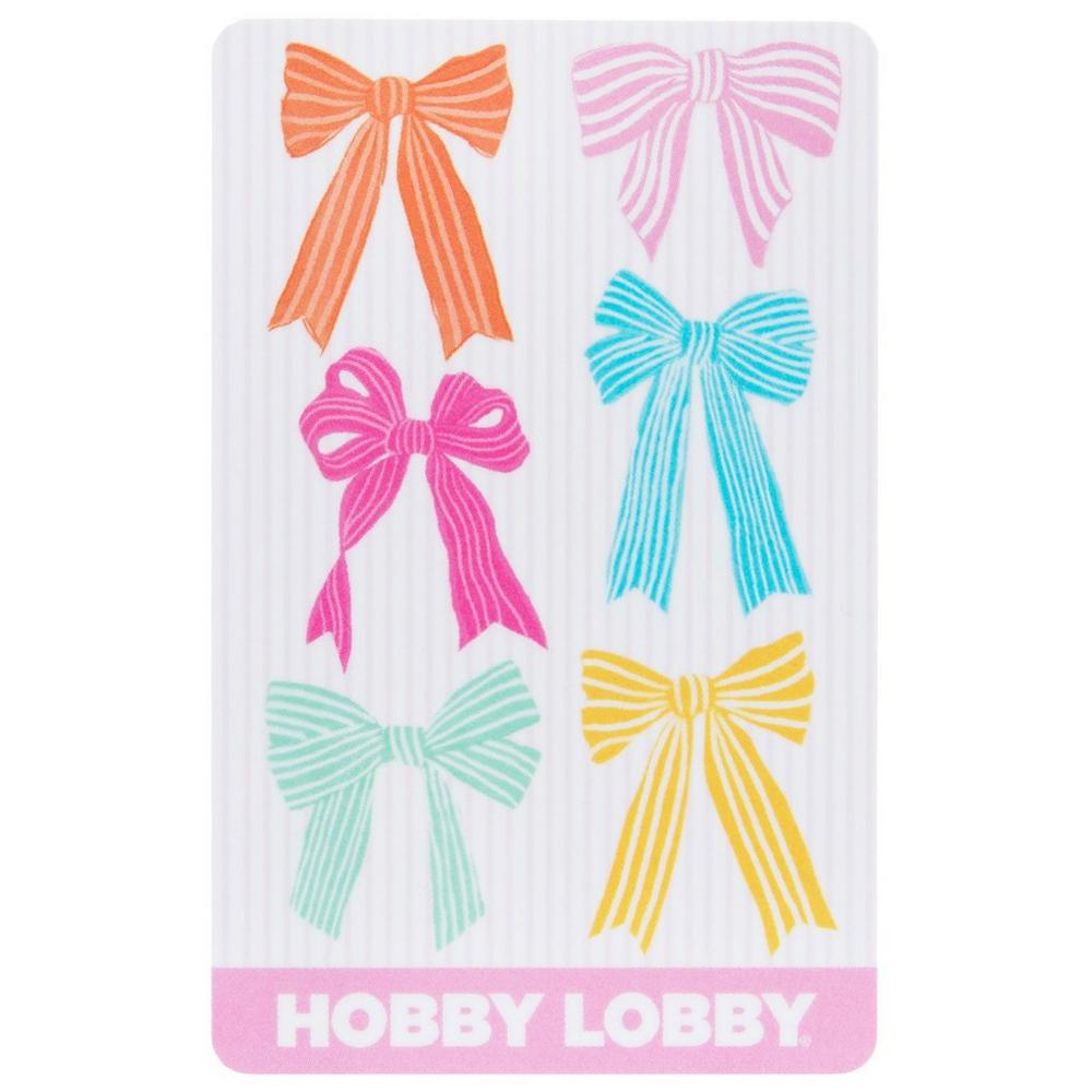 Colorful Bows Gift Card