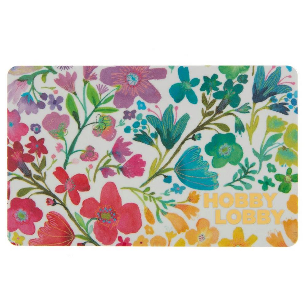 Pastel Flowers Gift Card