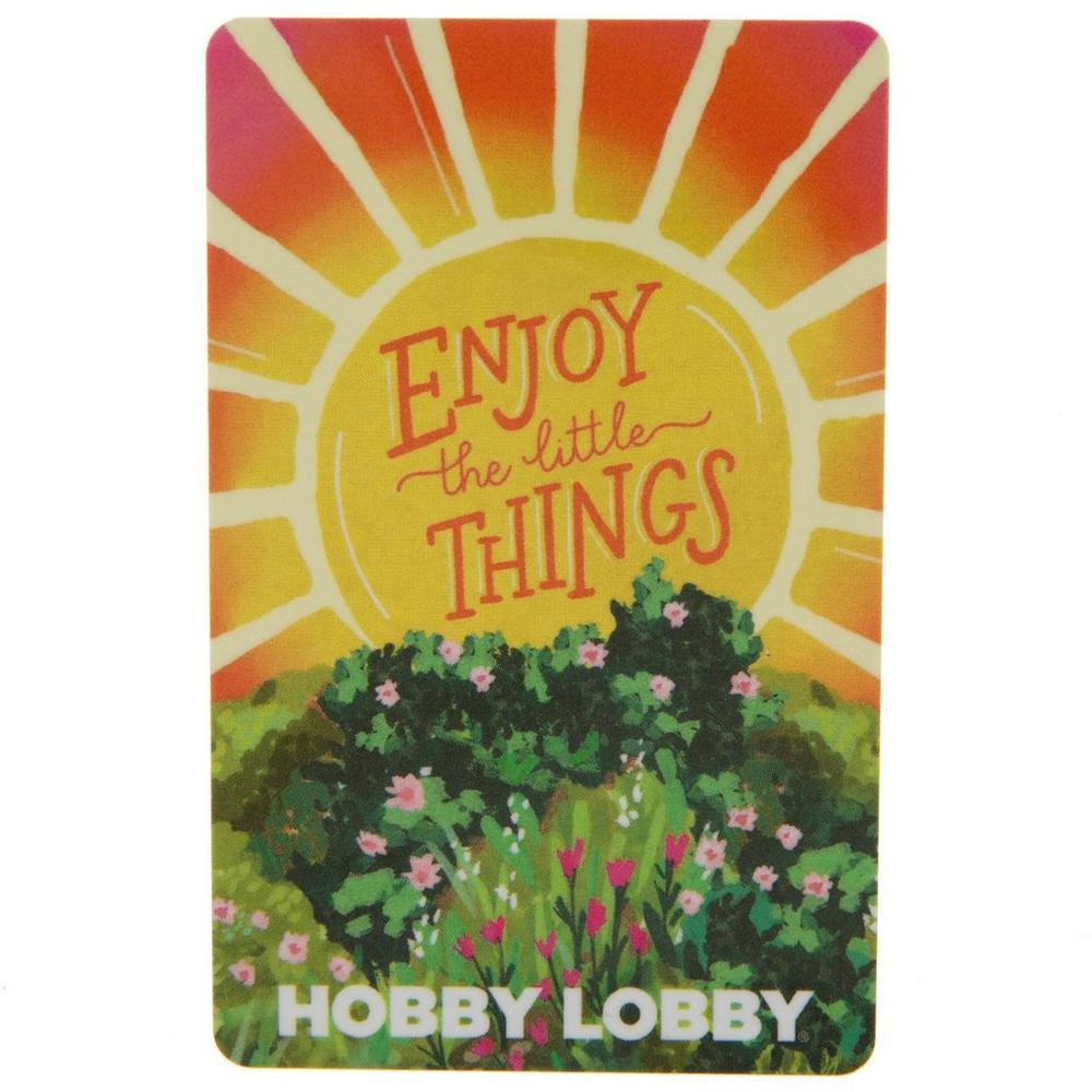 Enjoy The Little Things Gift Card