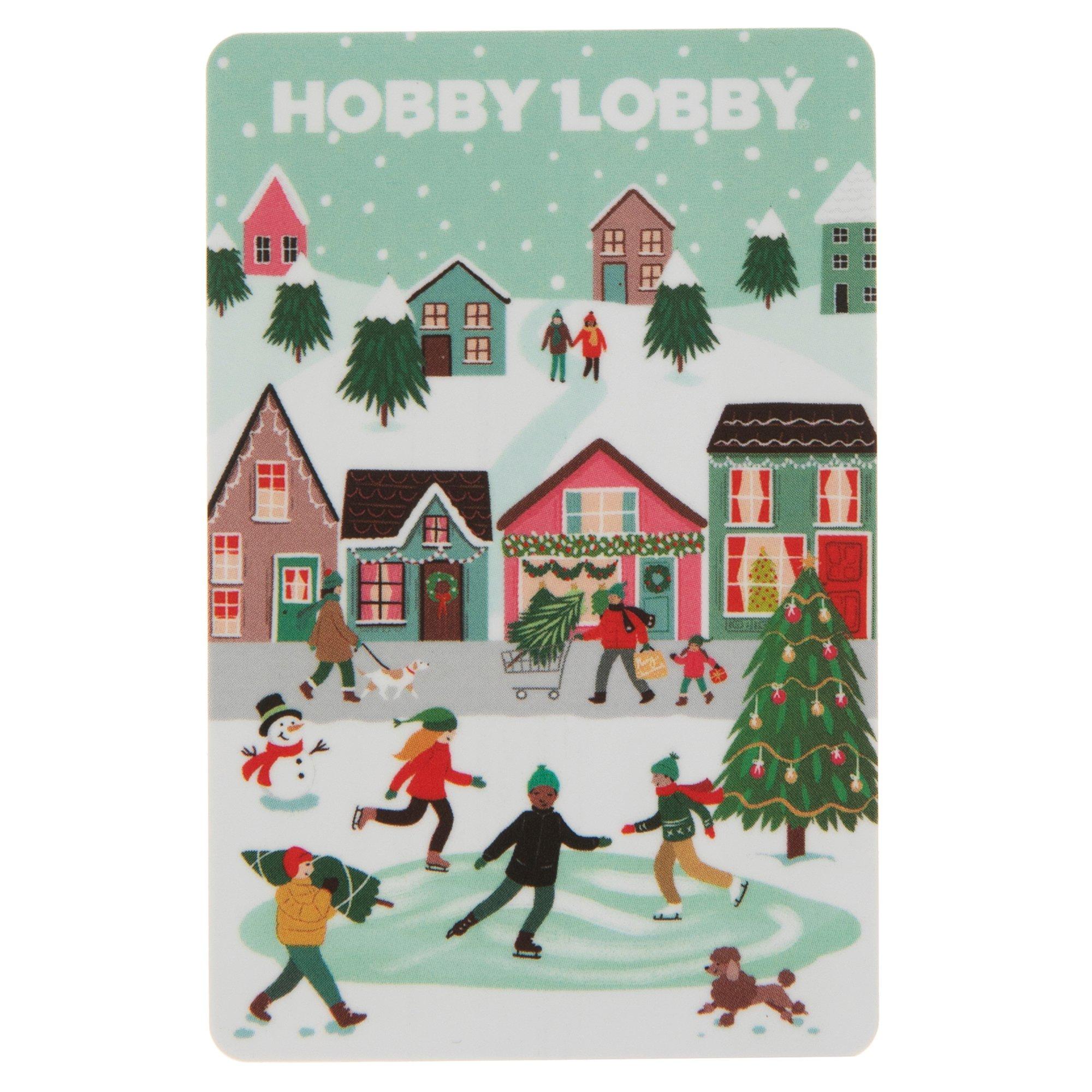 Ice Skating Village Gift Card Hobby Lobby gcskate