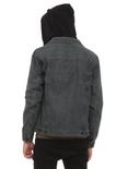 XXX RUDE Vintage Wash Denim Hooded Jacket, , alternate