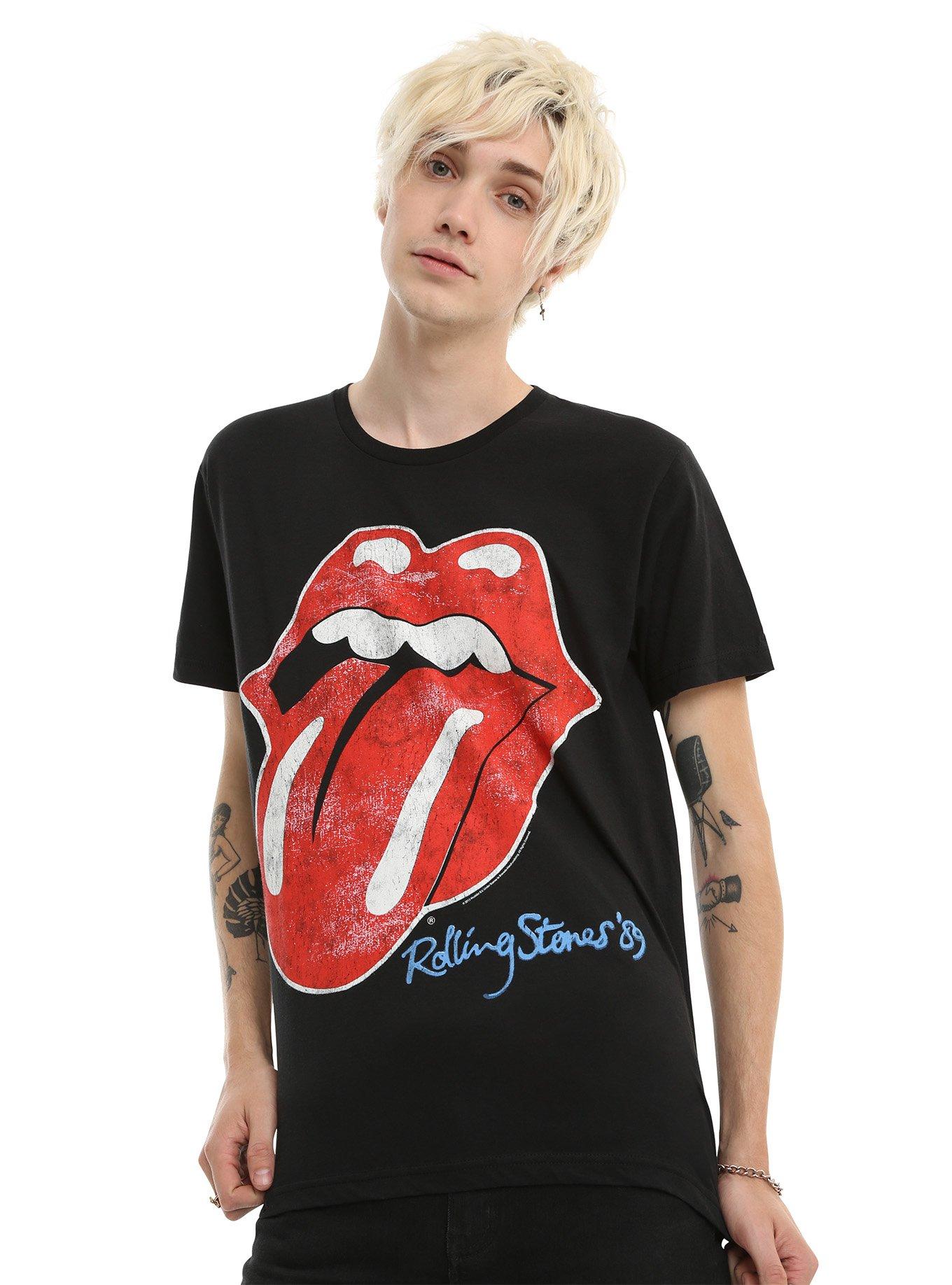 The Rolling Stones '89 Tongue T-Shirt, BLACK, alternate
