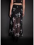 See You Monday - Cross Print Maxi Skirt, , alternate
