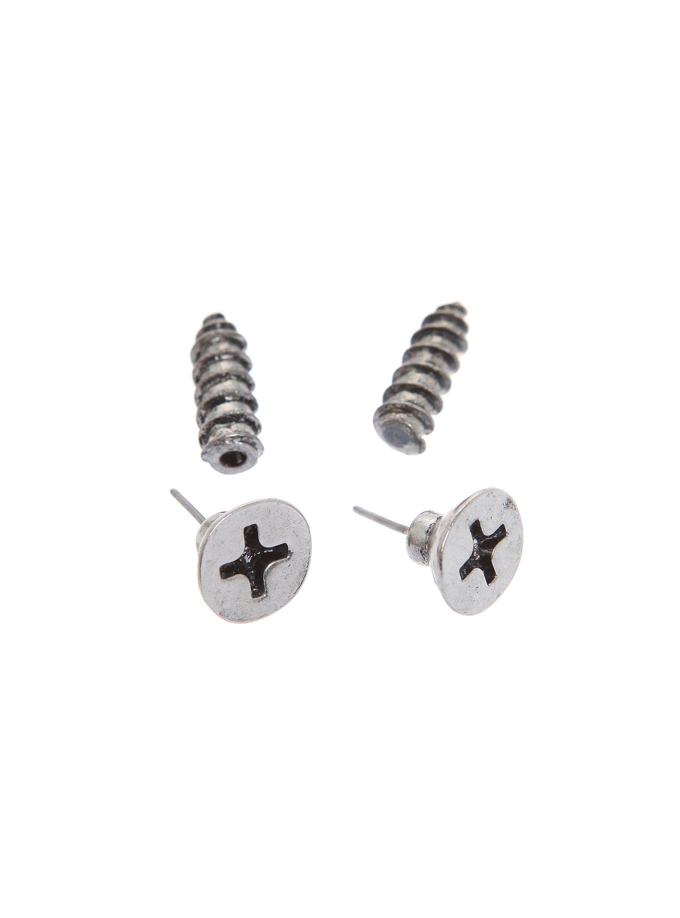 LOVEsick Screw Tunnel Earrings, , alternate