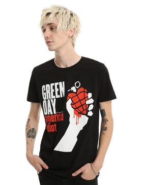 GREEN DAY T-shirt American Idiot Punk Rock Tee Adult S,M,L,XL,2XL,3XL Black New