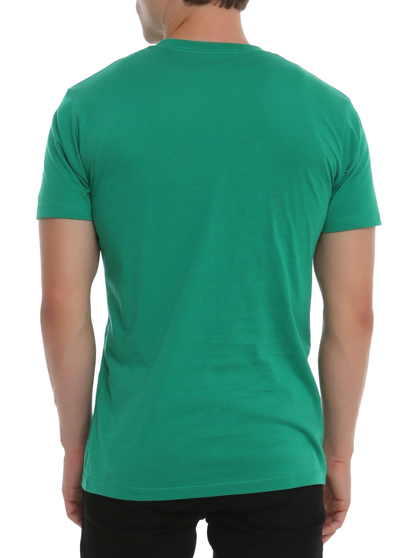 Mighty Morphin Power Rangers Green Ranger Costume T-Shirt, , alternate