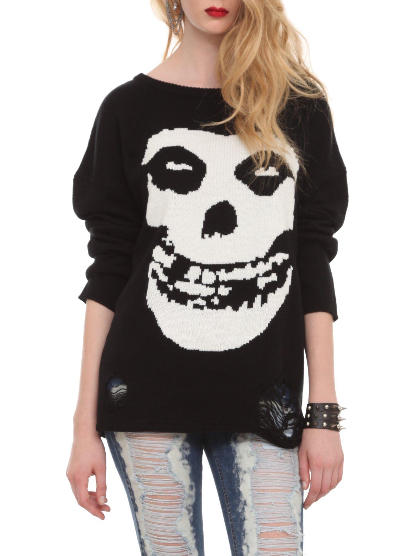 Iron Fist Misfits Fiend Skull Pullover, , alternate