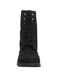 Black Lace Combat Boots, , alternate