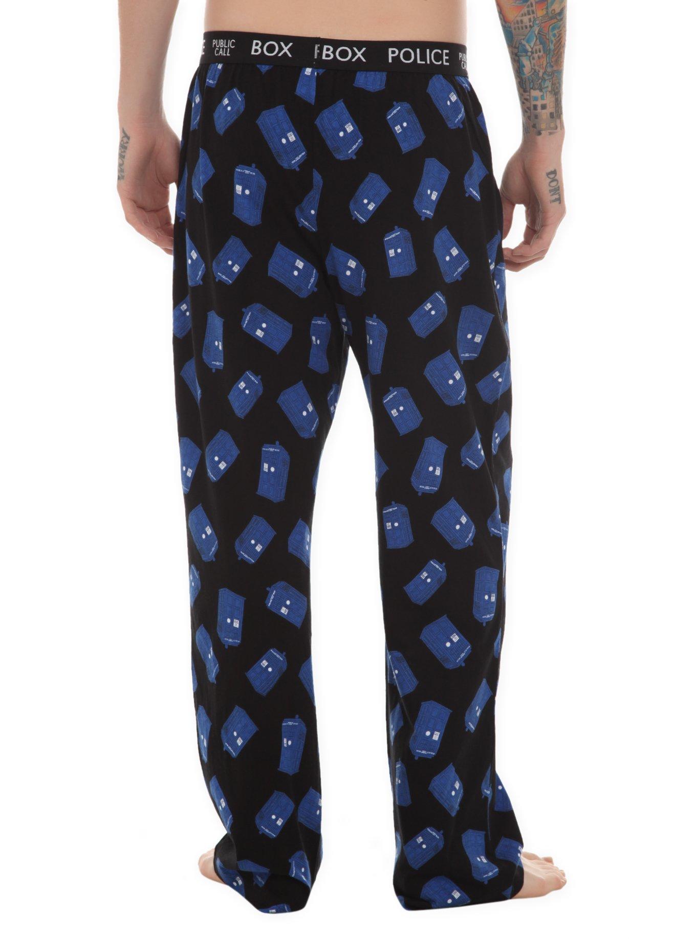 Doctor Who TARDIS Men's Pajama Pants, , alternate