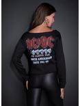AC/DC For Those About To Rock Cropped Sweatshirt, , alternate