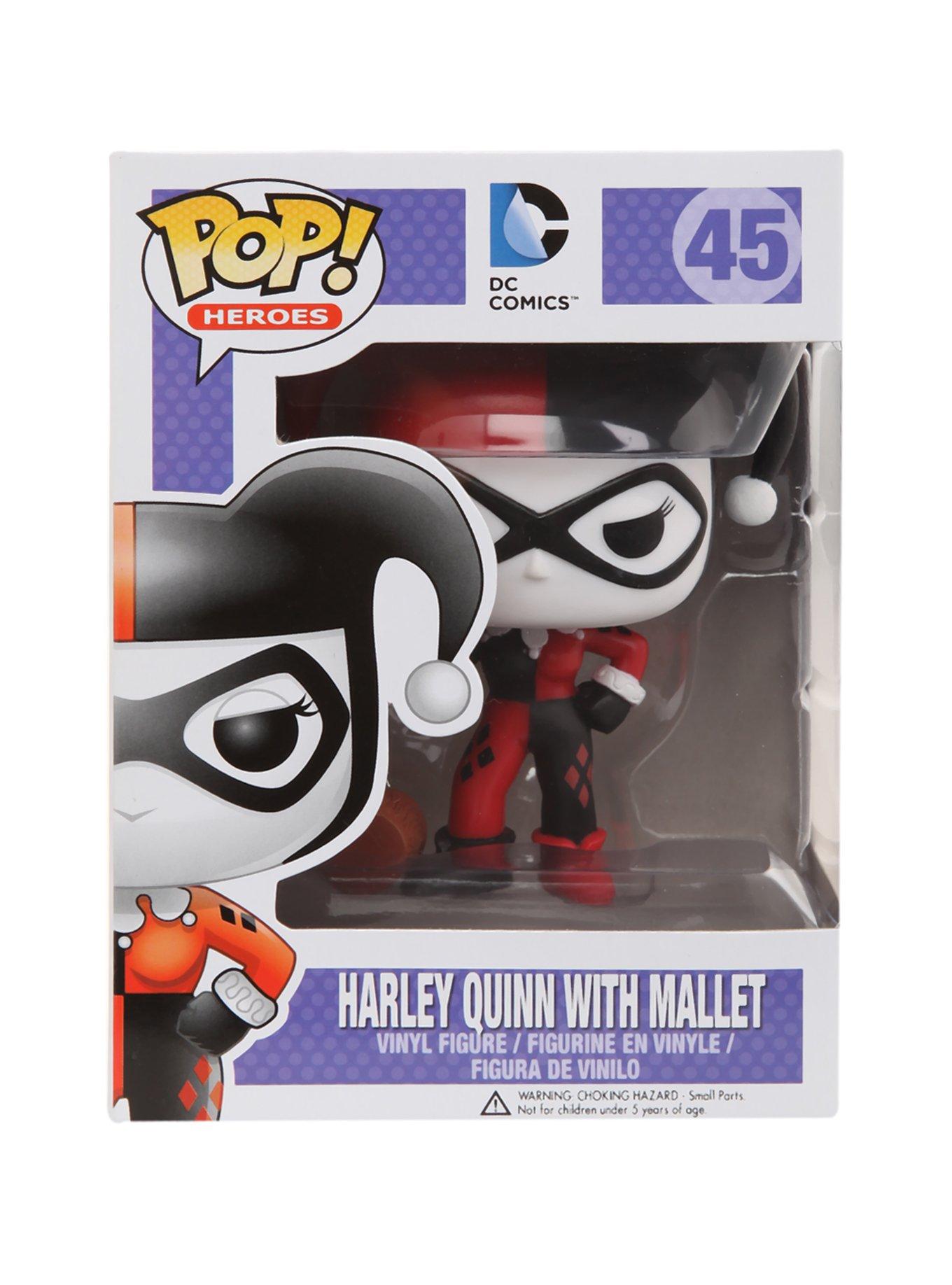 DC Comics Pop! Heroes Harley Quinn With Mallet Vinyl Figure, , alternate
