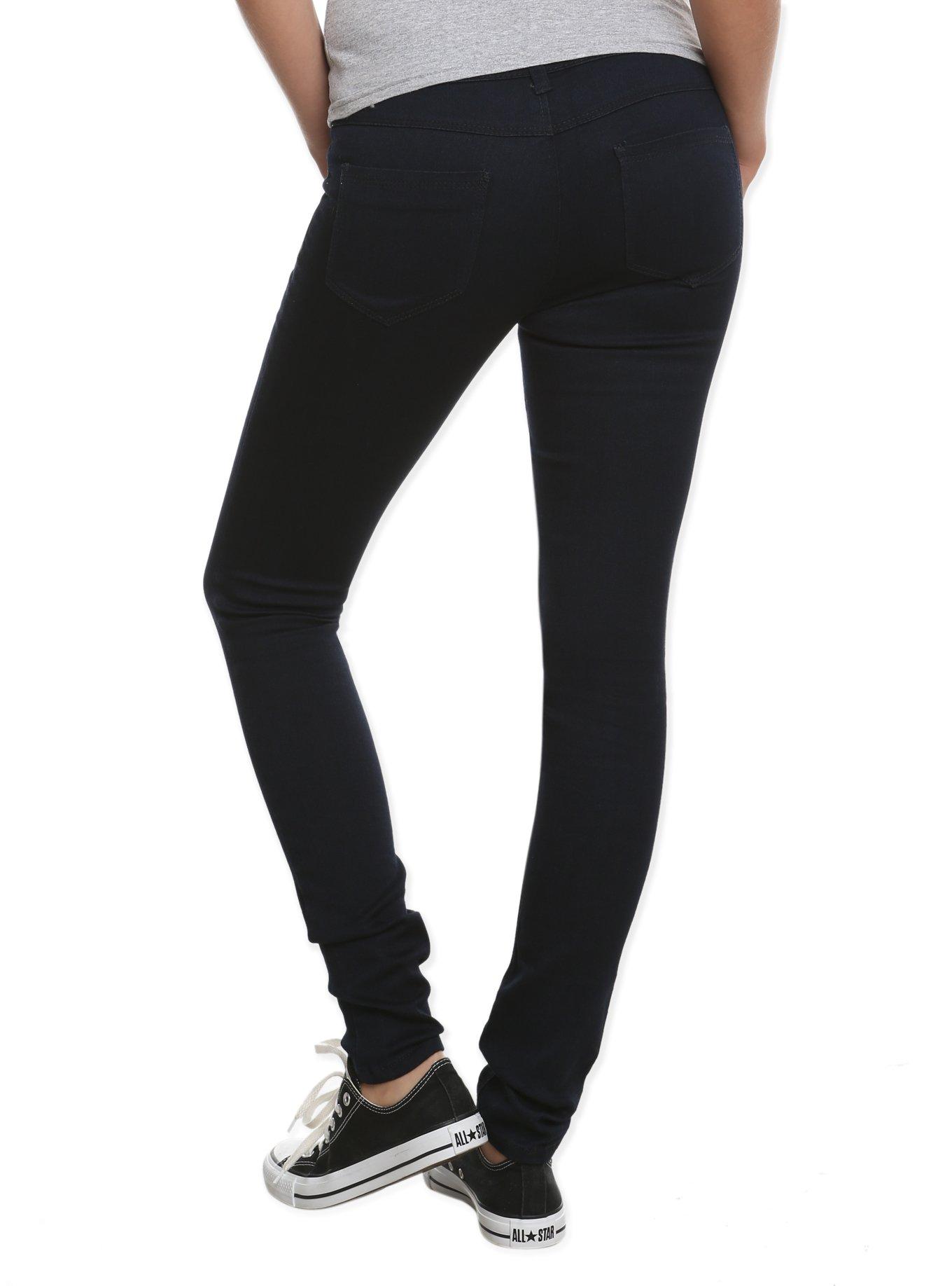 Cello Dark Indigo Super Skinny Jeans, , alternate