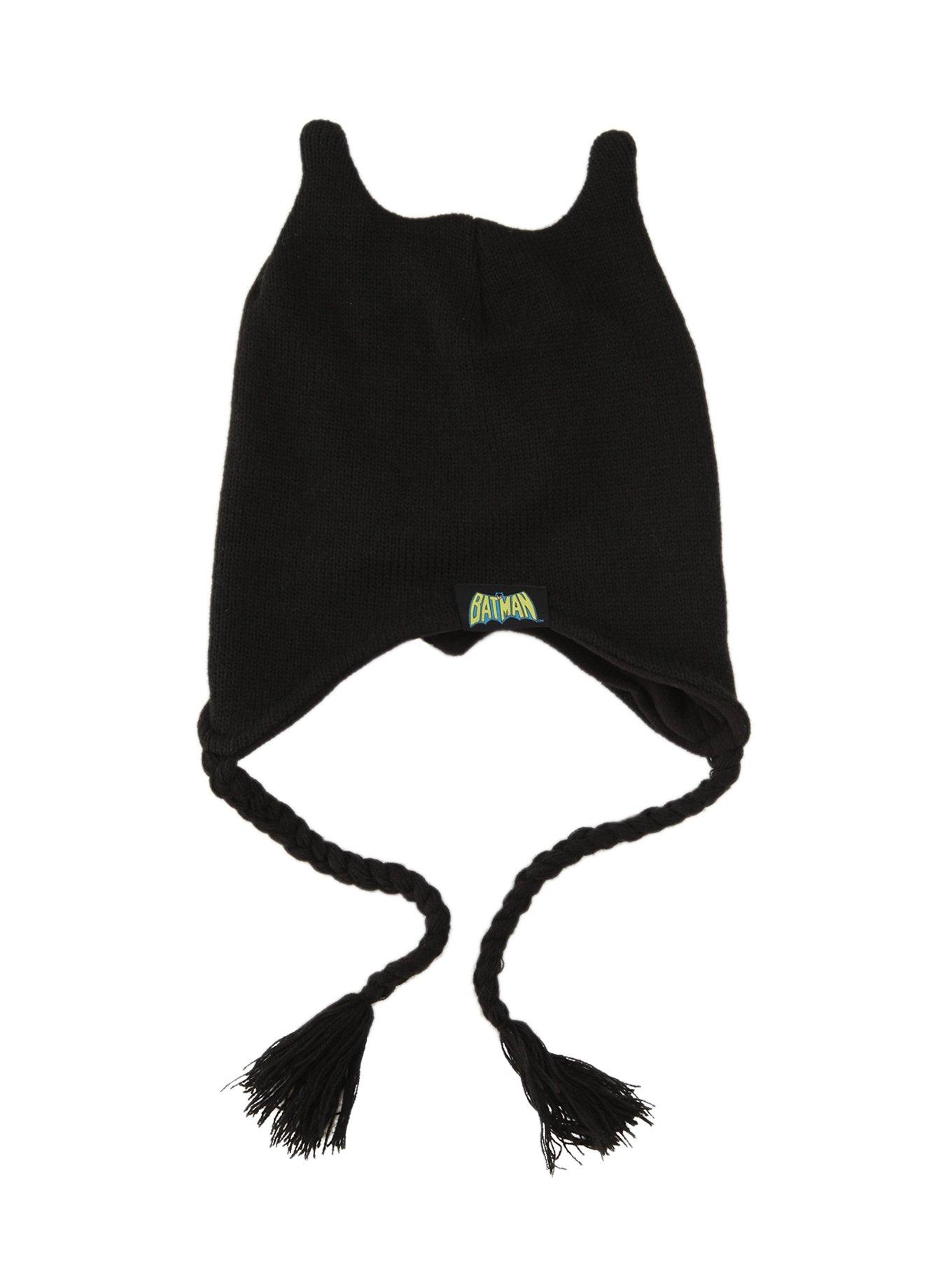 DC Comics Batman Half Mask Beanie, , alternate