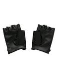 Black Moto Gloves, , alternate