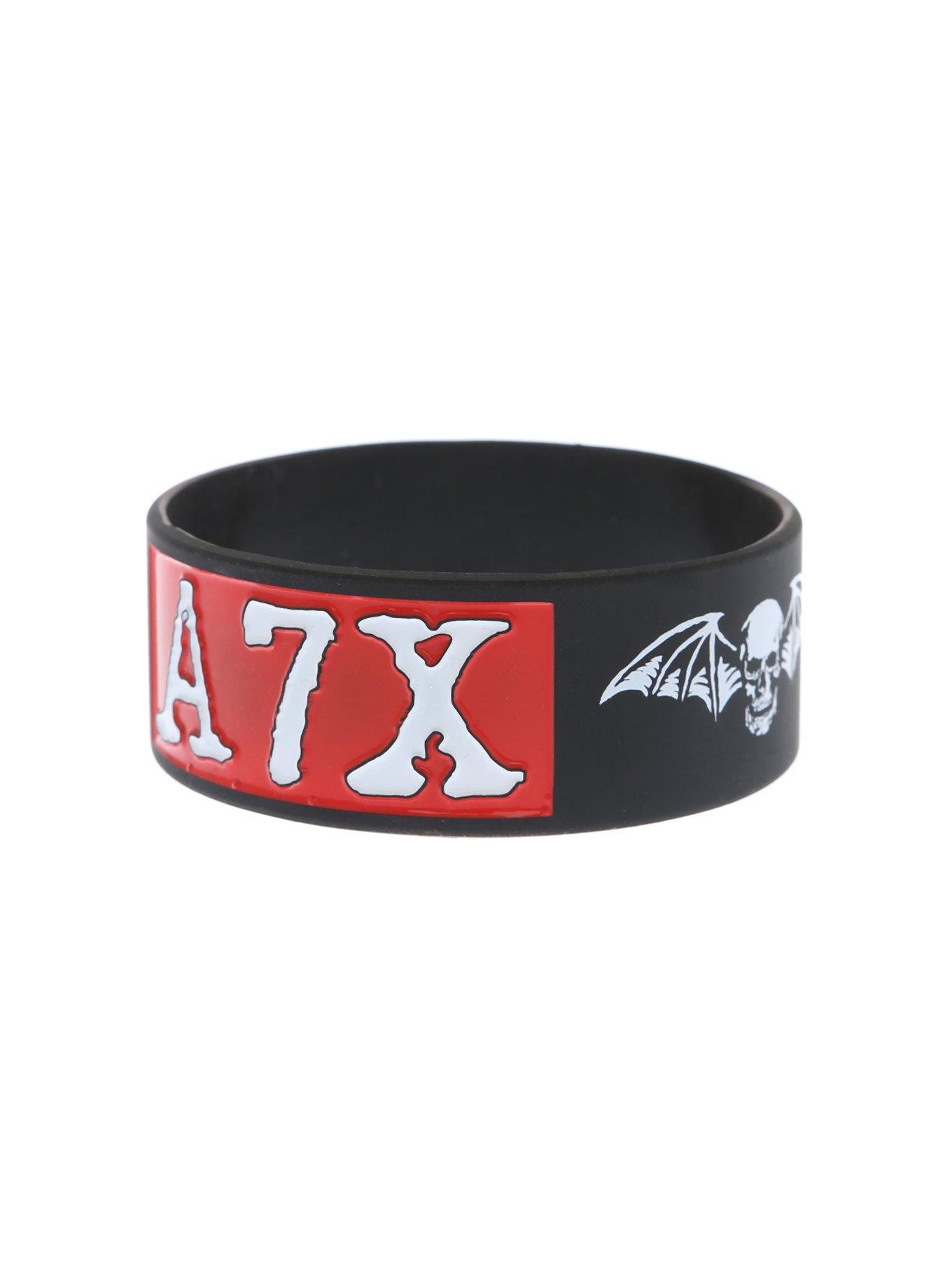 Avenged Sevenfold A7X Rubber Bracelet, , alternate