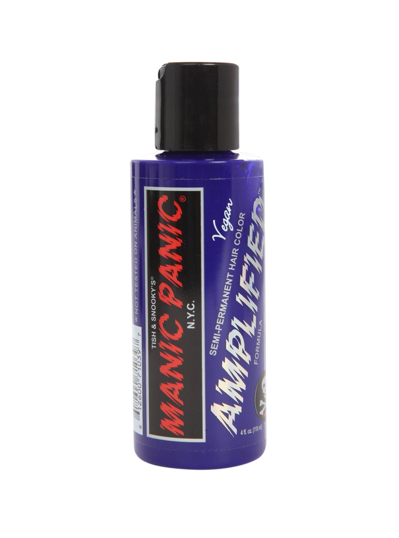 Manic Panic Amplified Semi-Permanent Rockabilly Blue Hair Dye, , alternate