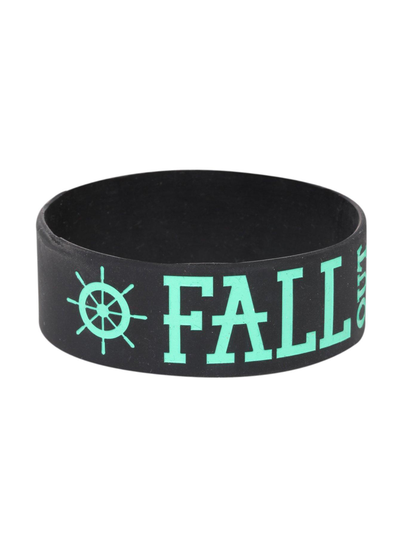 Fall Out Boy Anchor Rubber Bracelet, , alternate