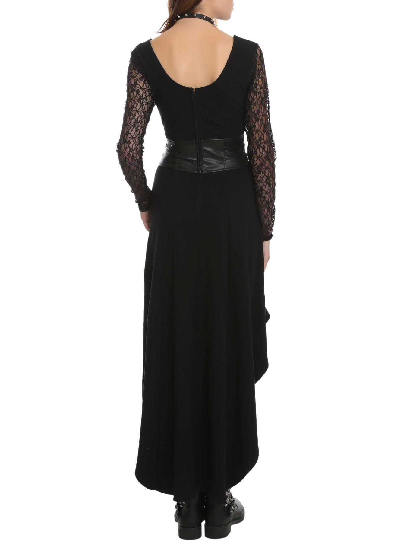 Royal Bones By Tripp Black Lace Sleeve Salem Dress, , alternate