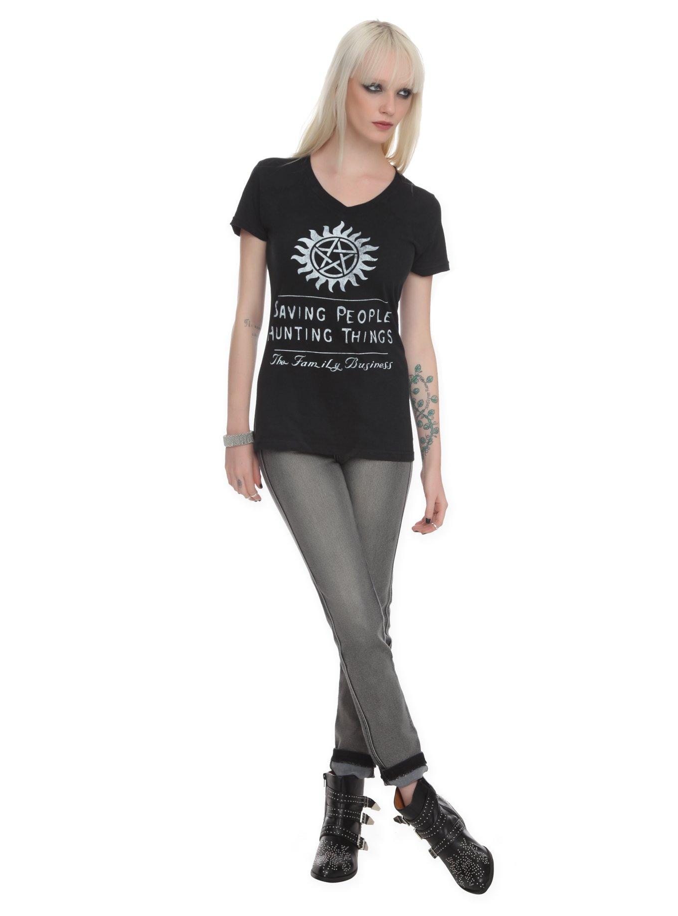 Supernatural Family Business Girls T-Shirt, , alternate