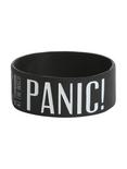Panic! At The Disco Black And Grey Rubber Bracelet, , alternate