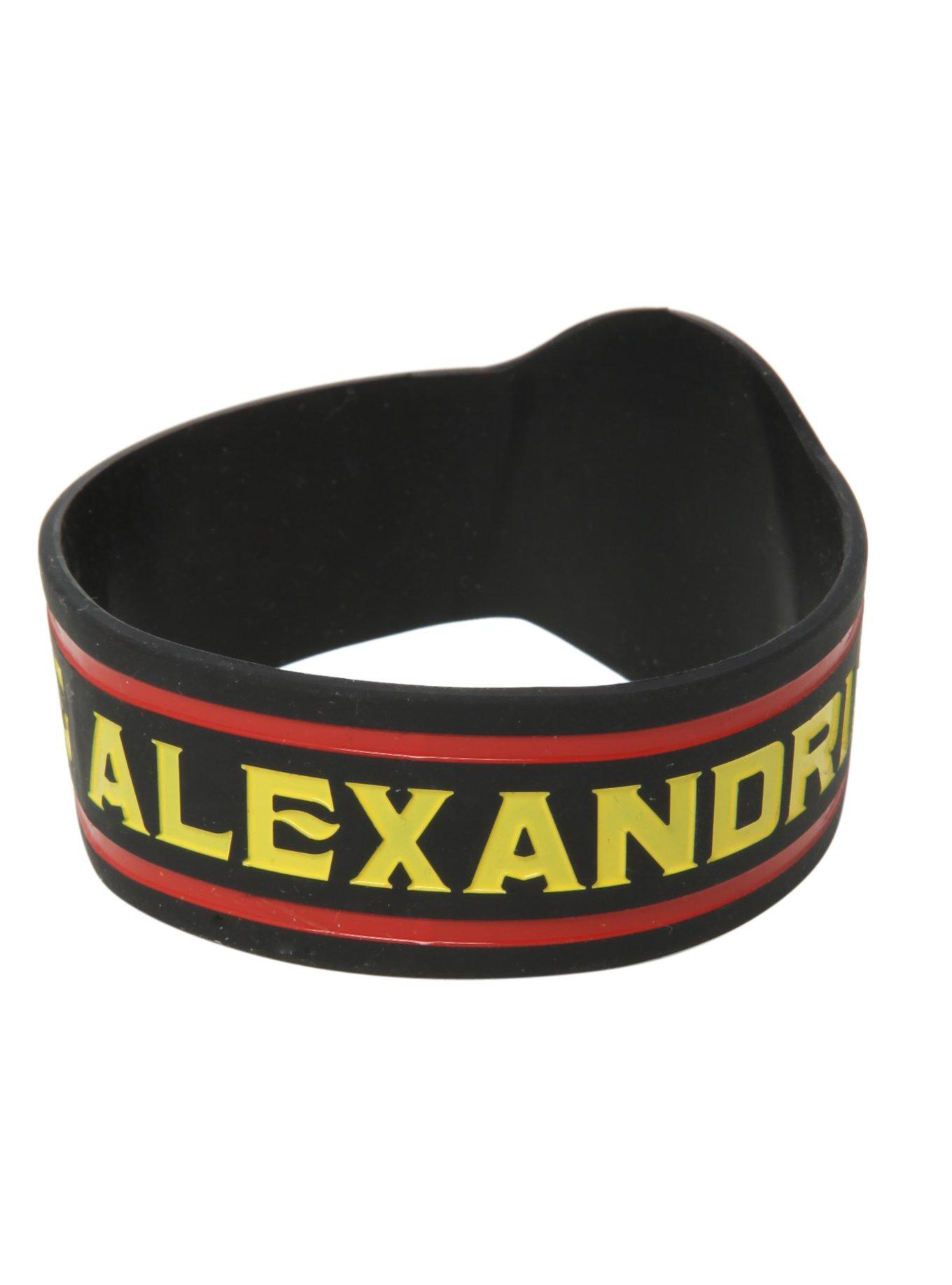 Asking Alexandria Logo Die-Cut Rubber Bracelet, , alternate