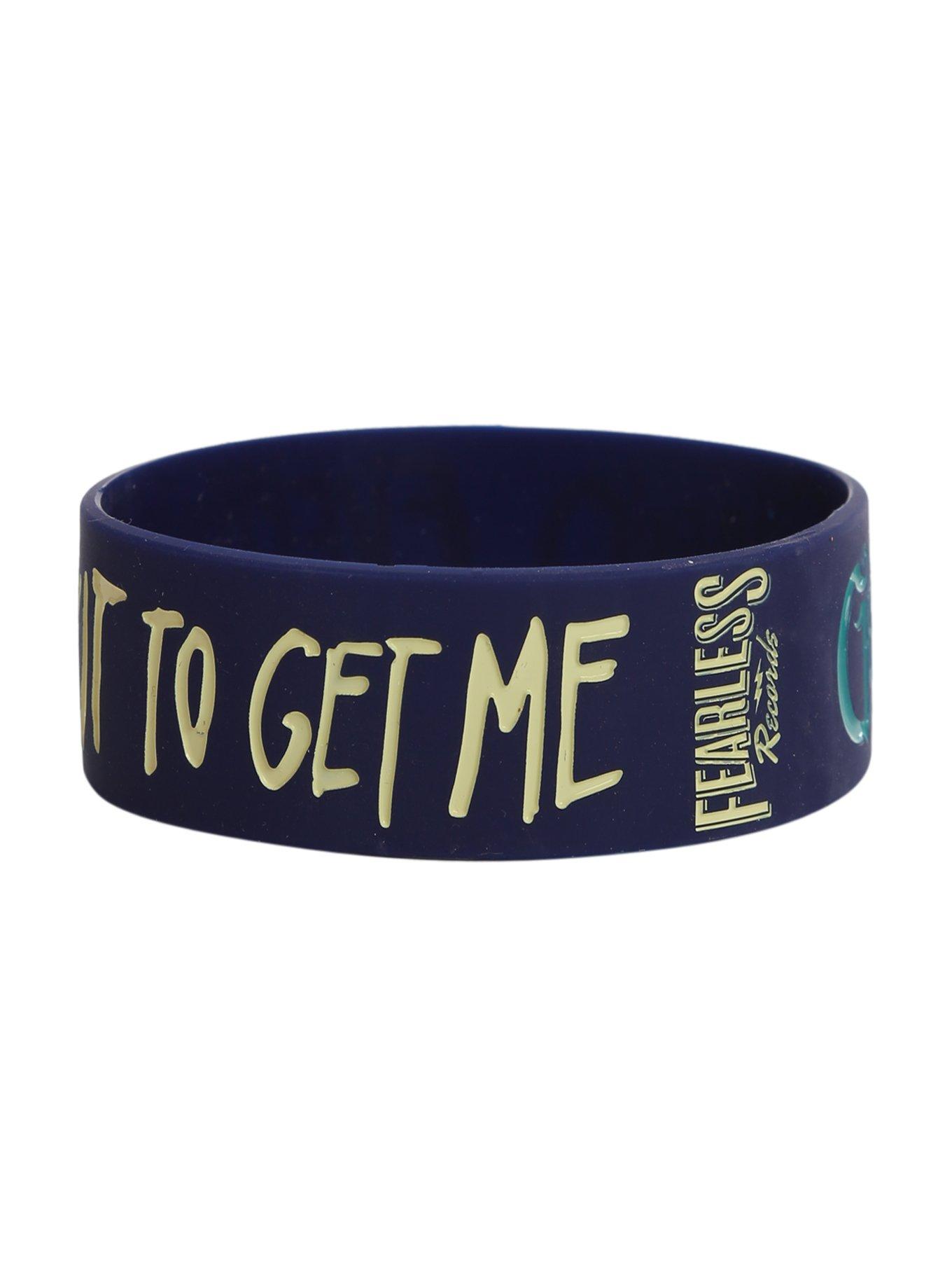 Get Scared Everyone's Out To Get Me Rubber Bracelet, , alternate