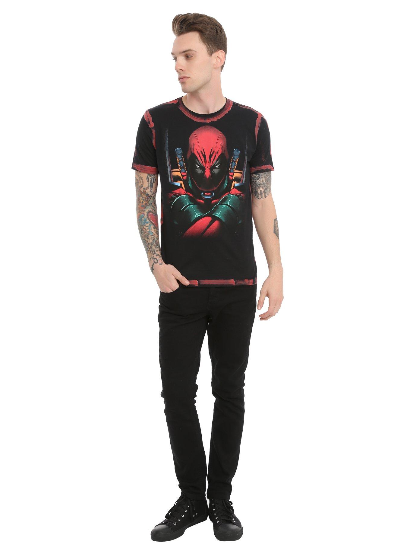 Marvel Deadpool Oversized T-Shirt, , alternate