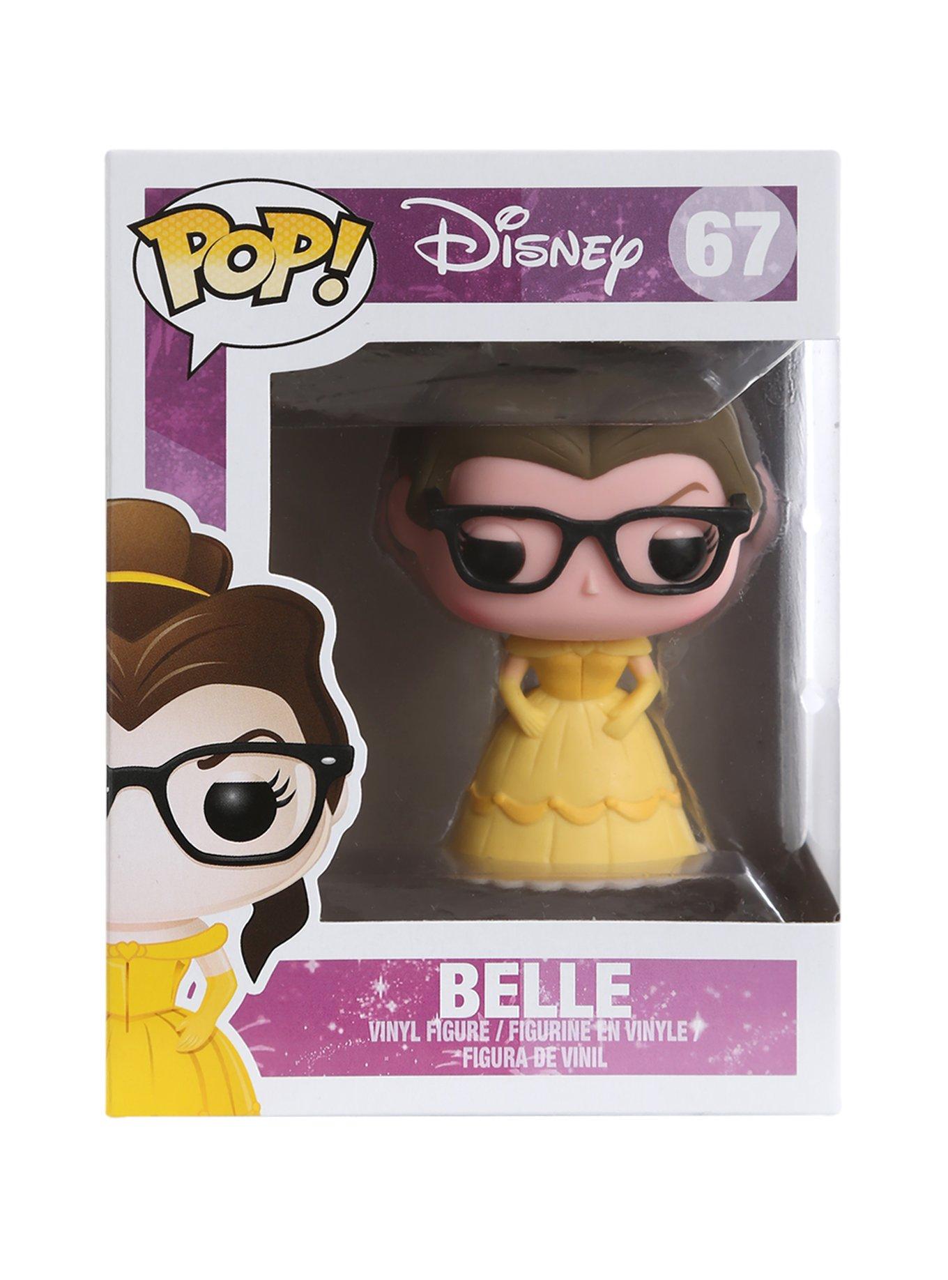 Disney Pop! Beauty And The Beast Nerd Belle Vinyl Figure, , alternate
