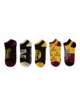Harry Potter Classic No-Show Socks 5 Pair, , alternate