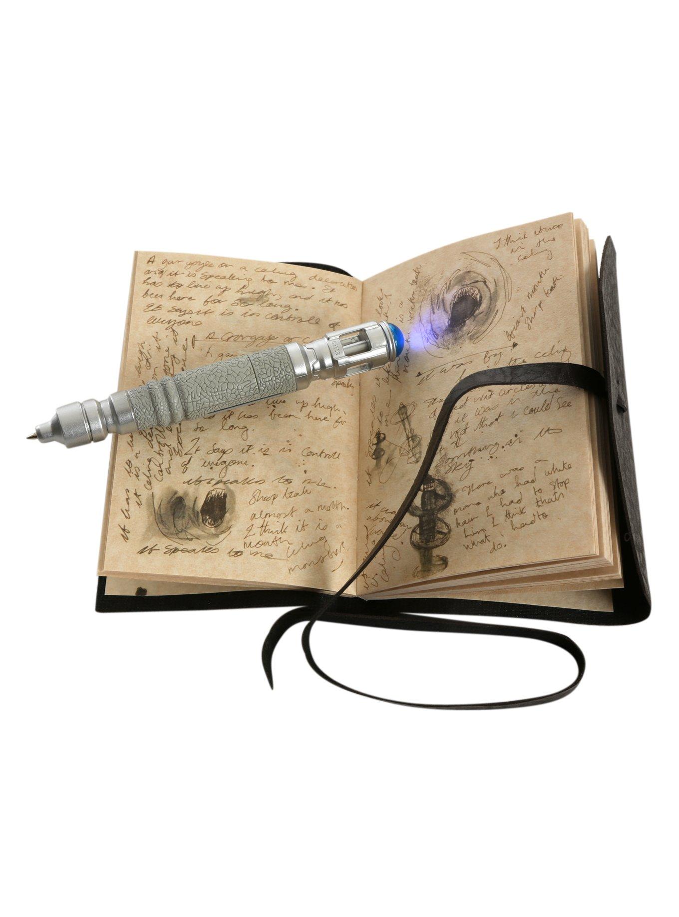 Doctor Who Journal Of Impossible Things With Mini Sonic Screwdriver Pen, , alternate