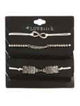LOVEsick Owl Infinity Feather Bracelet 5 Pack, , alternate