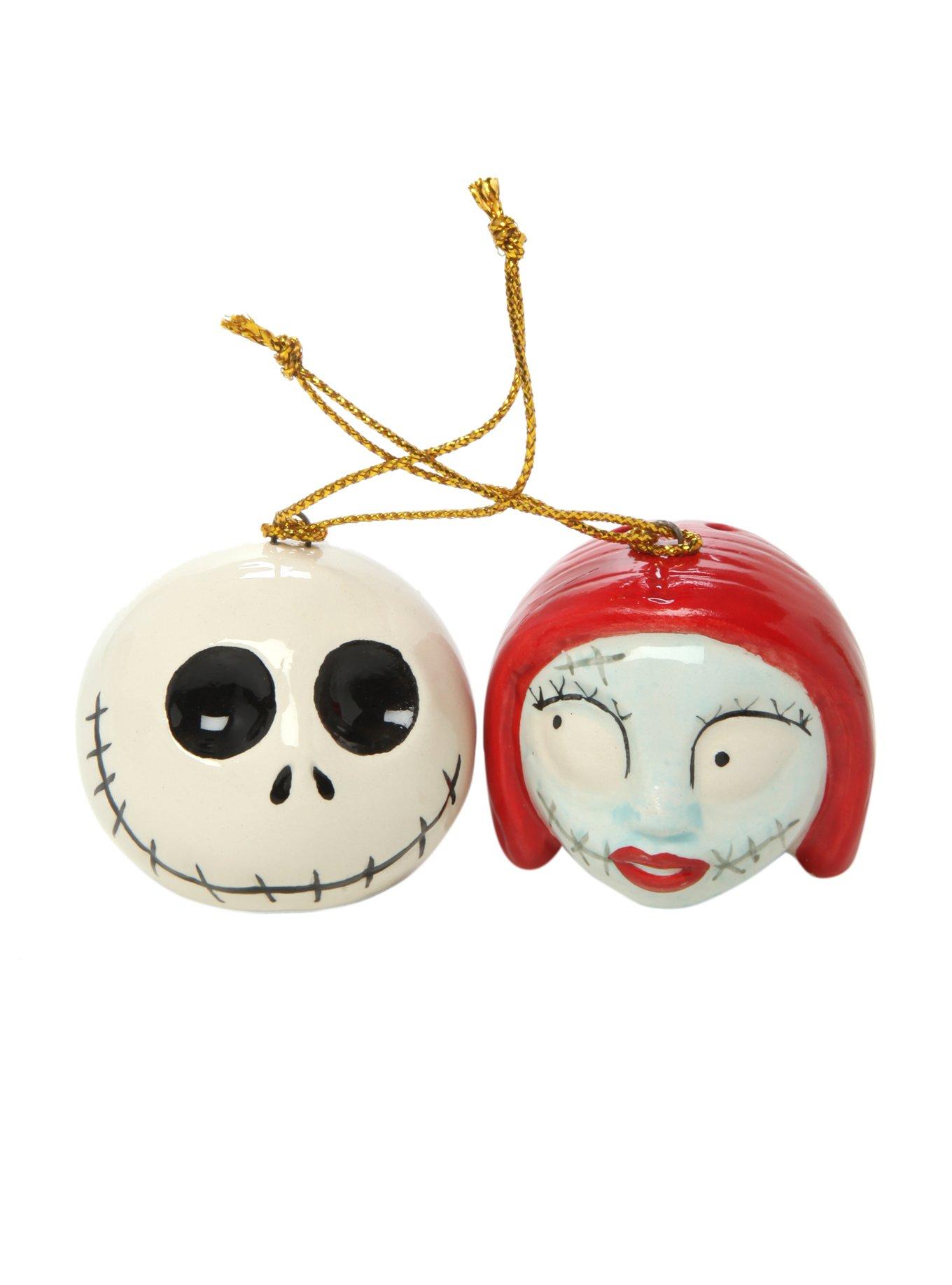 The Nightmare Before Christmas Jack And Sally Heads Salt & Pepper Shakers, , alternate