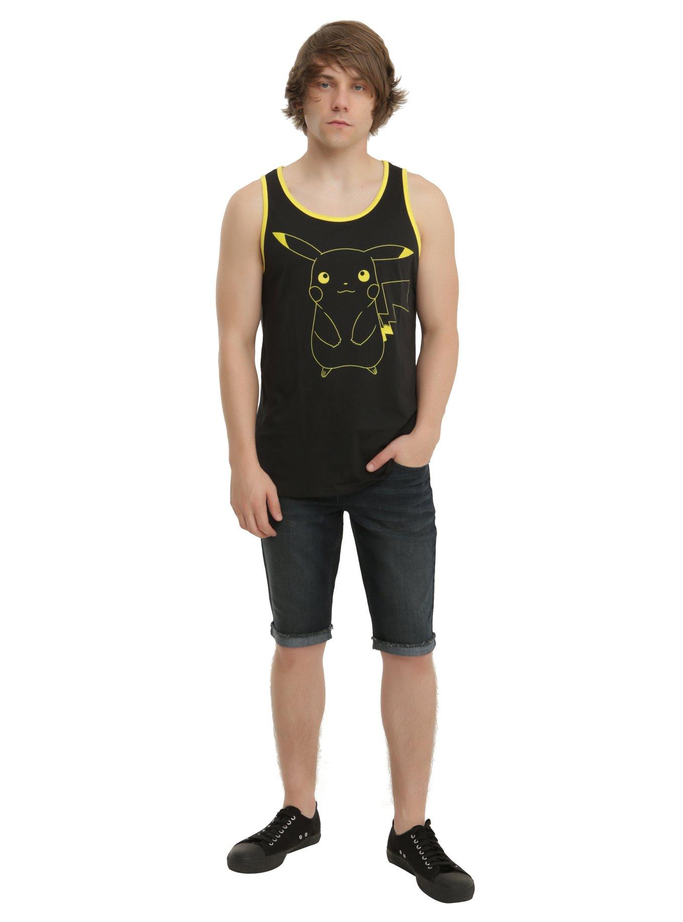 Pokemon Pikachu Contrast Tank Top, , alternate