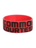 A Day To Remember Common Courtesy Rubber Bracelet, , alternate