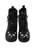 T.U.K. Black Kitty Sneaker Boots, , alternate