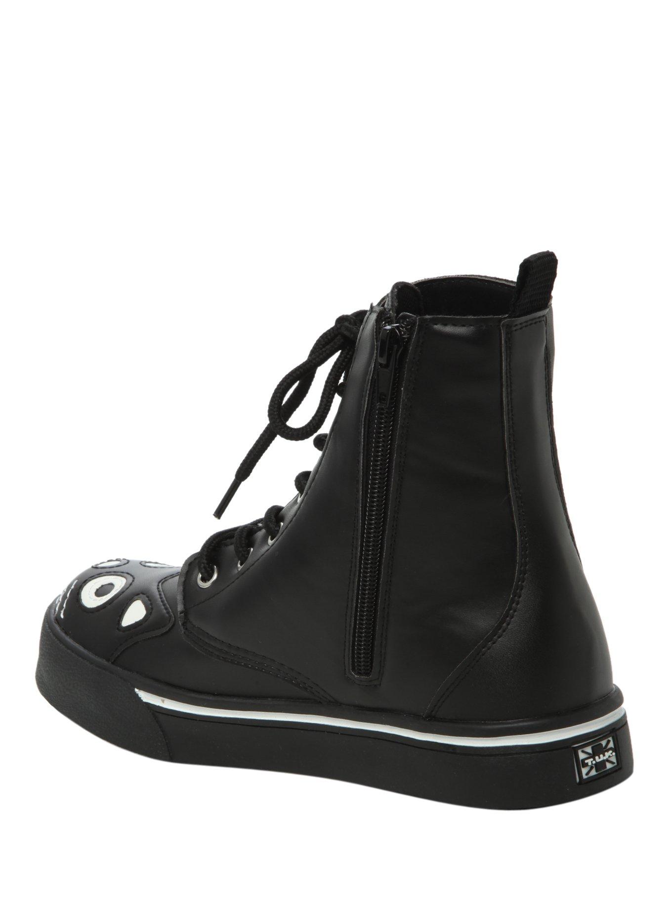 T.U.K. Black Kitty Sneaker Boots, , alternate