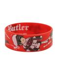 Black Butler Group Flying Rubber Bracelet, , alternate