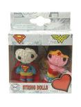 DC Comics Superman And Wonder Woman Yarn Doll 2 Pack, , alternate