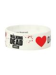 The Walking Dead (Heart) Daryl Rubber Bracelet, , alternate