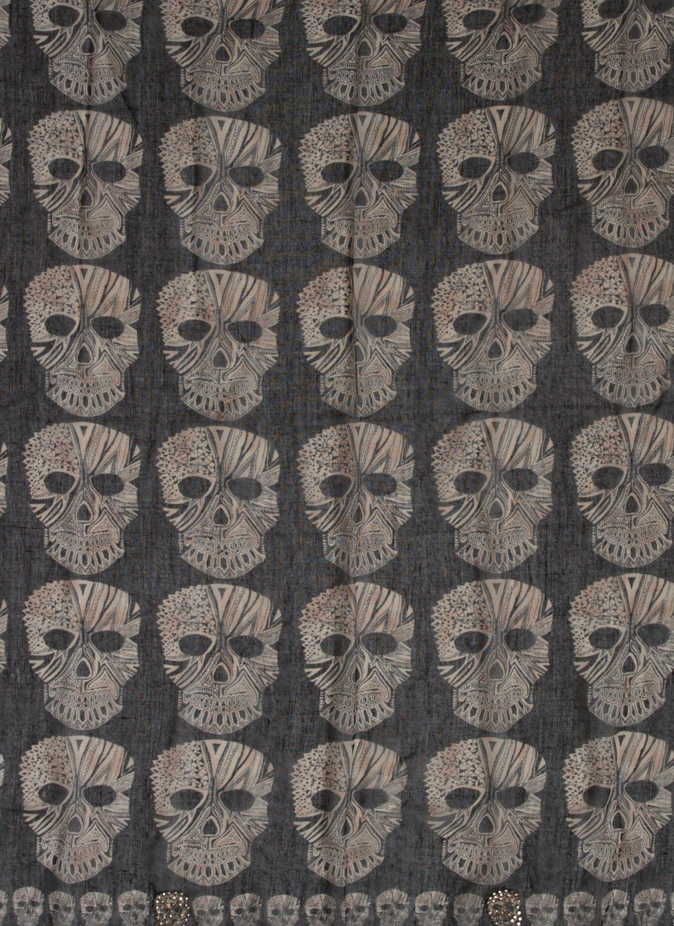 Bling Skull Scarf, , alternate