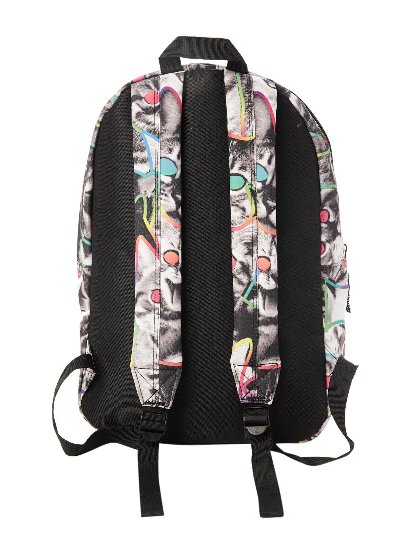Neon Cats Backpack, , alternate