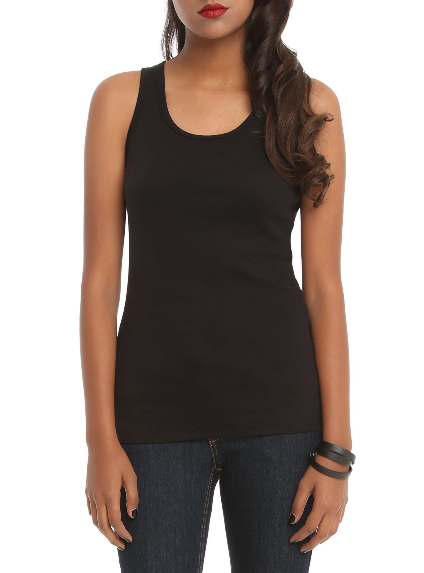 Hell Bunny Skull Rose Tank Top, , alternate