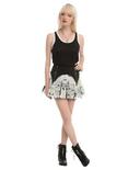 Lip Service Step In Time Black Ivory Lace Tank Top, , alternate