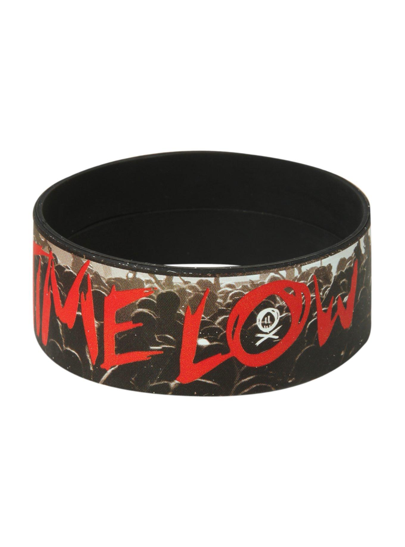 All Time Low Crowd Rubber Bracelet, , alternate