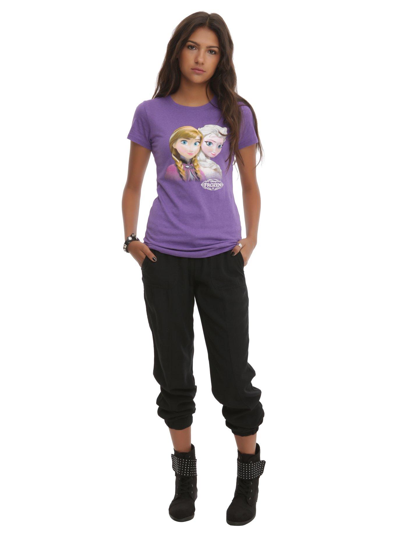 Disney Frozen Anna And Elsa Girls T-Shirt, , alternate