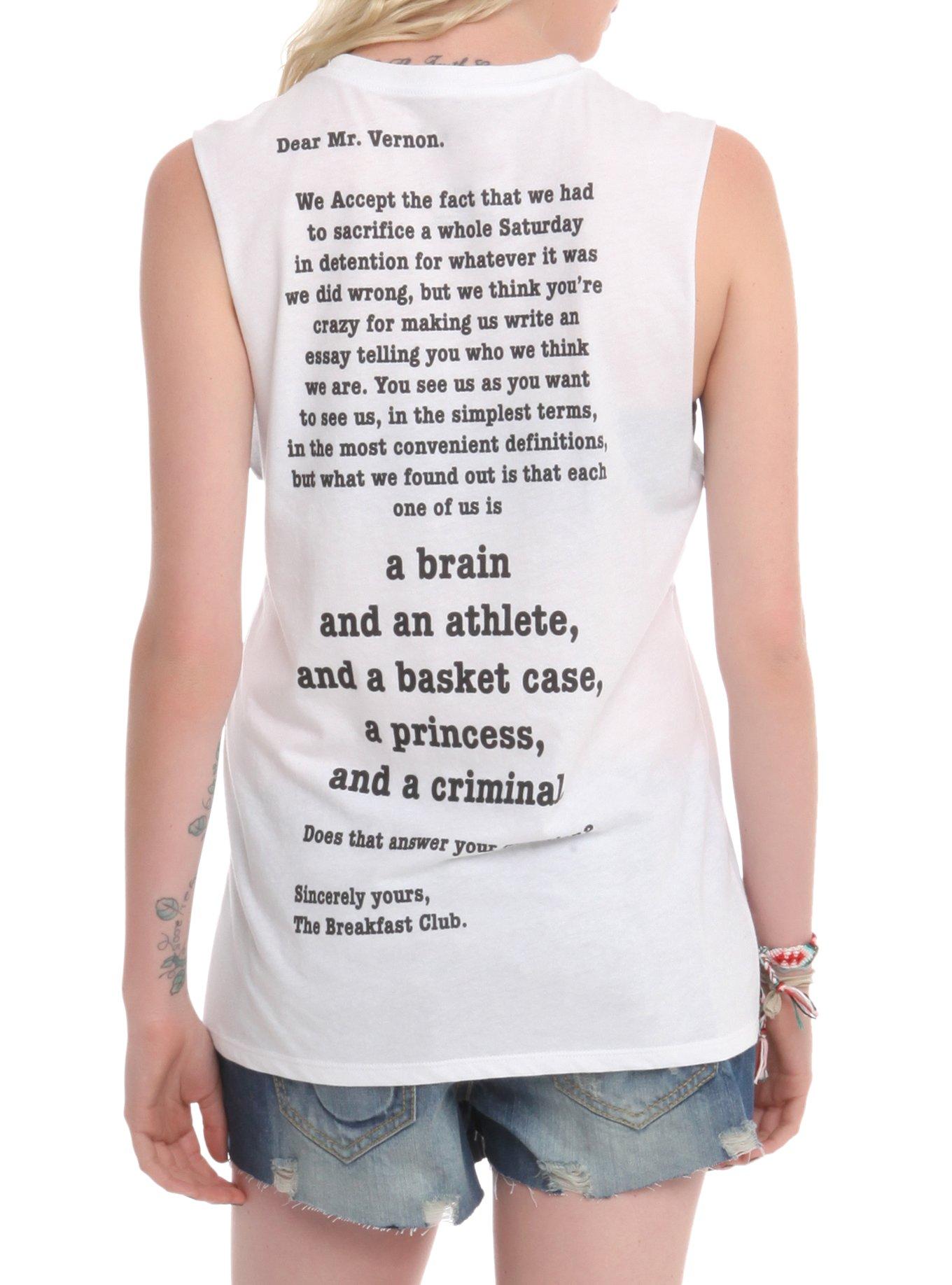 The Breakfast Club Lockers Girls Muscle Top, , alternate