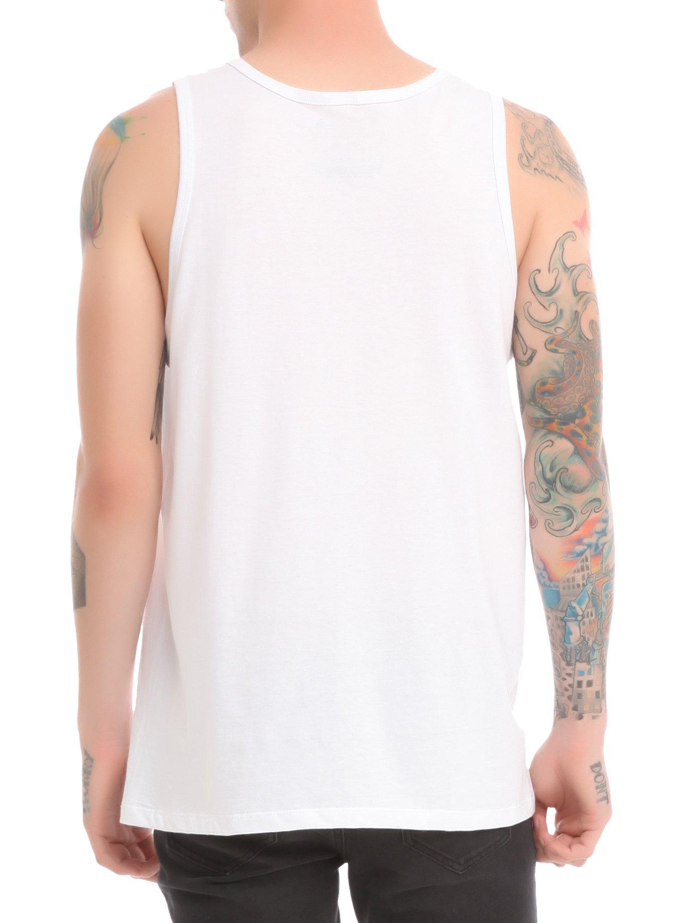 Doctor Who Vitruvian Weeping Angel Tank Top, , alternate